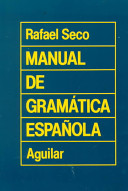 Manual de gramática española