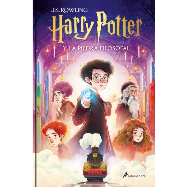 Harry Potter y la piedra filosofal cover